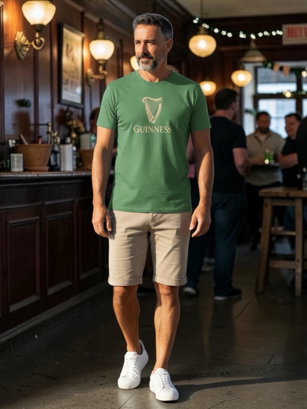 Guinness Green Harp Tee XXL Good Time For A Guinness